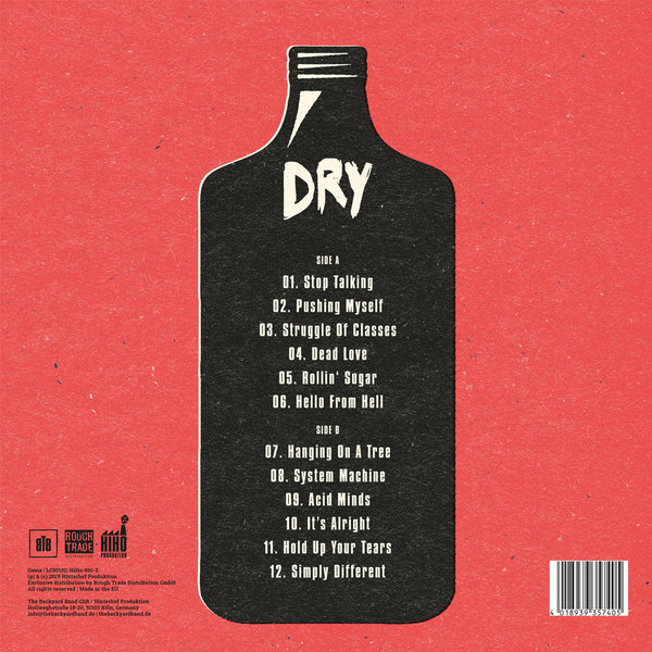THE BACKYARD BAND "DRY" | LP